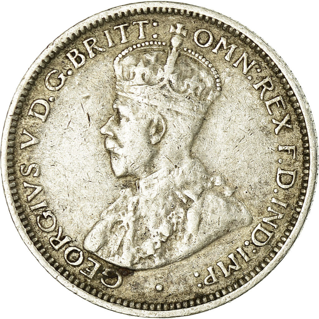 Moneta, AFRICA OCCIDENTALE BRITANNICA, George V, 6 Pence, 1917, BB, Argento