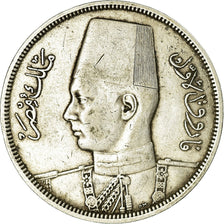 Coin, Egypt, Fuad I, 10 Piastres, 1929, British Royal Mint, EF(40-45), Silver