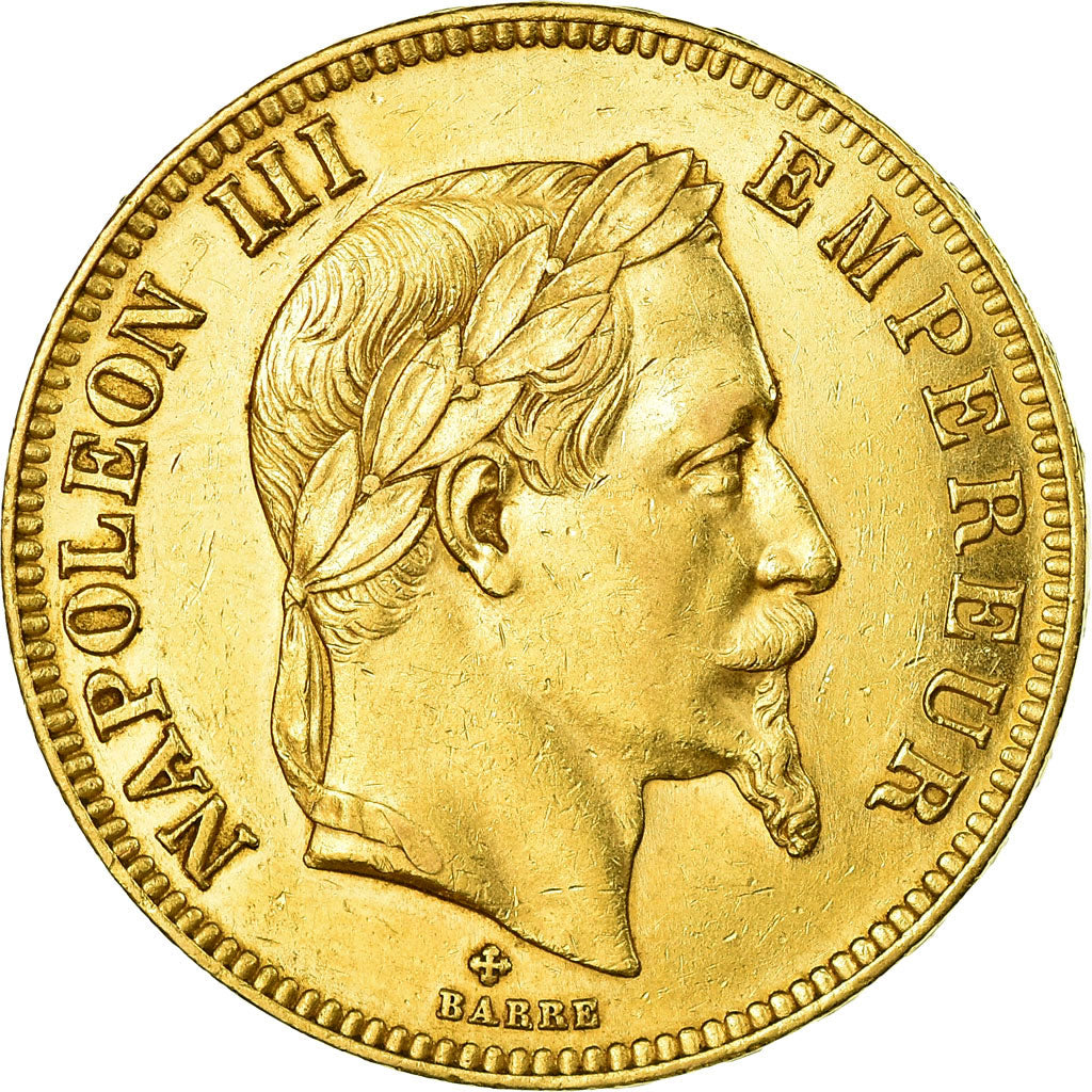 Munten, Frankrijk, Napoleon III, Napoléon III, 100 Francs, 1862, Strasbourg