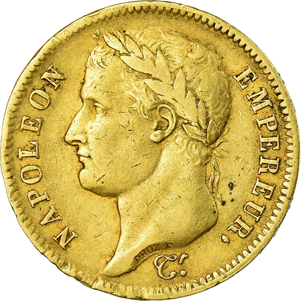 Coin, France, Napoléon I, 40 Francs, 1812, Paris, EF(40-45), Gold, KM:696.1