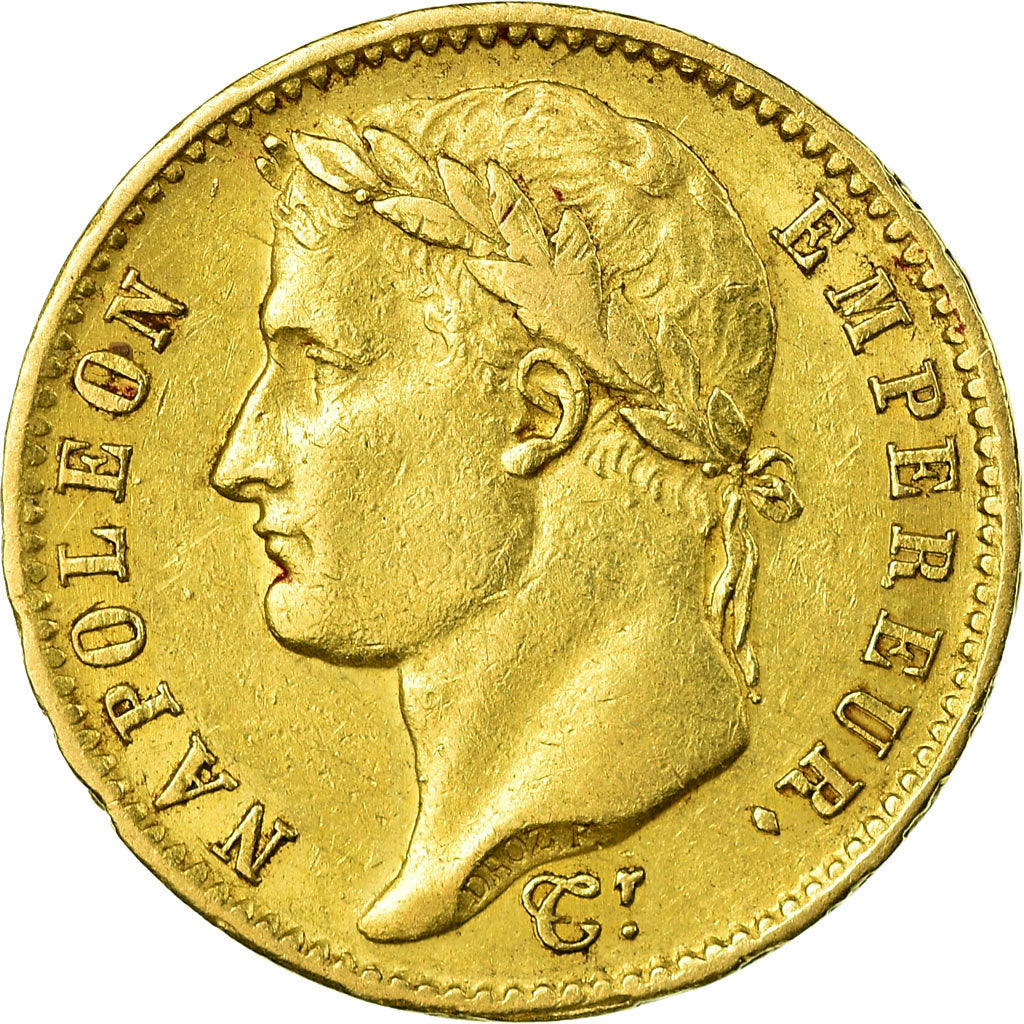Munten, Frankrijk, Napoléon I, 20 Francs, 1809, Bayonne, FR+, Goud, KM:695.5