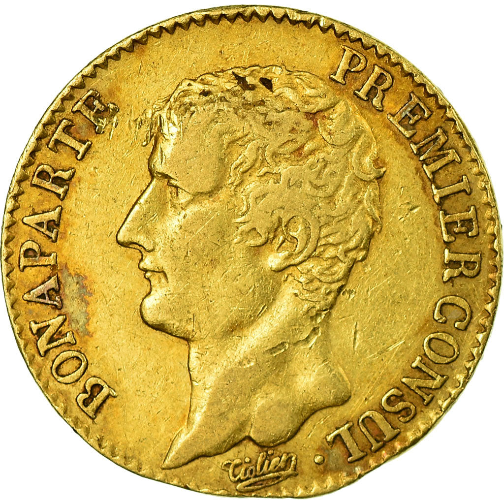 Münze, Frankreich, Napoléon I, 20 Francs, An 12 (1804), Paris, S+, Gold