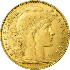 Moneta, Francia, Marianne, 10 Francs, 1899, Paris, SPL-, Oro, KM:846