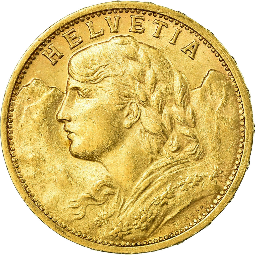 Moneda, Suiza, 20 Francs, 1902, Bern, EBC, Oro, KM:35.1
