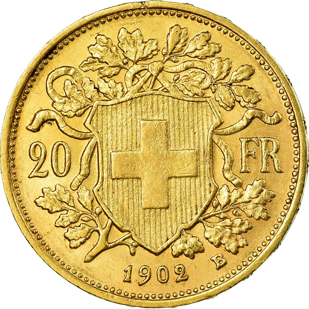 Moneda, Suiza, 20 Francs, 1902, Bern, EBC, Oro, KM:35.1