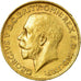Moneda, Gran Bretaña, George V, Sovereign, 1912, EBC, Oro, KM:820
