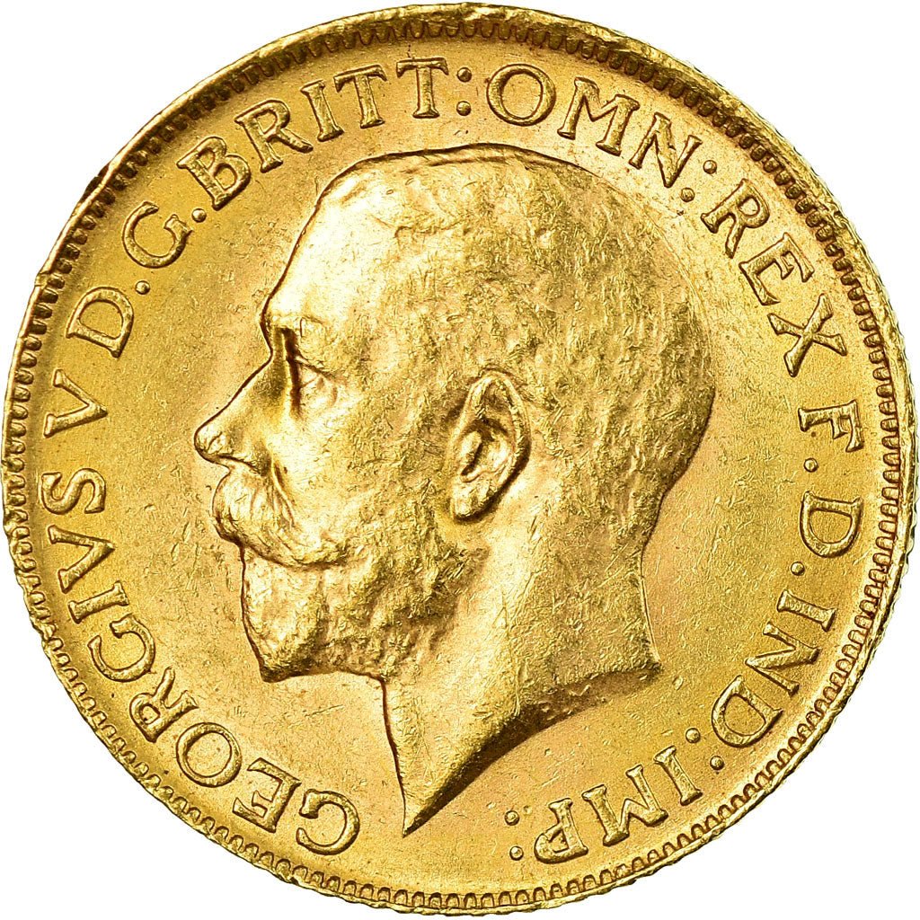 Coin, Canada, George V, Sovereign, 1917, Royal Canadian Mint, Ottawa, AU(55-58)