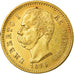 Coin, Italy, Umberto I, 20 Lire, 1879, Rome, AU(55-58), Gold, KM:21