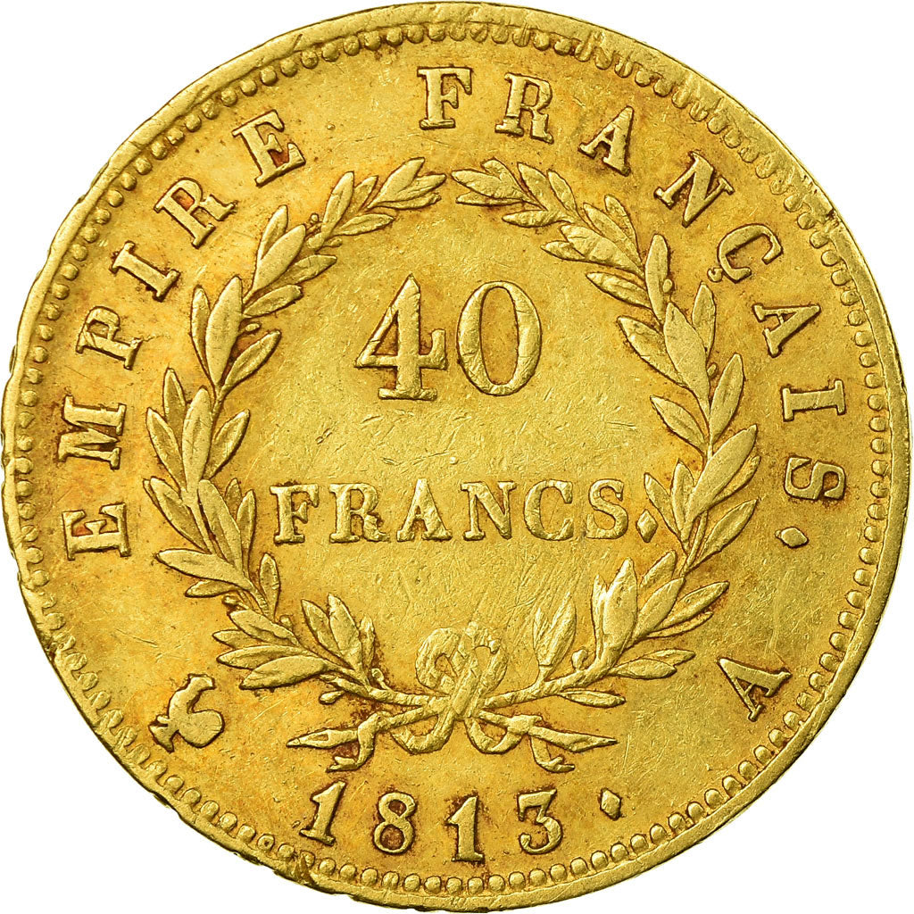 Monnaie, France, Napoléon I, 40 Francs, 1813, Paris, TB+, Or, Gadoury:1084
