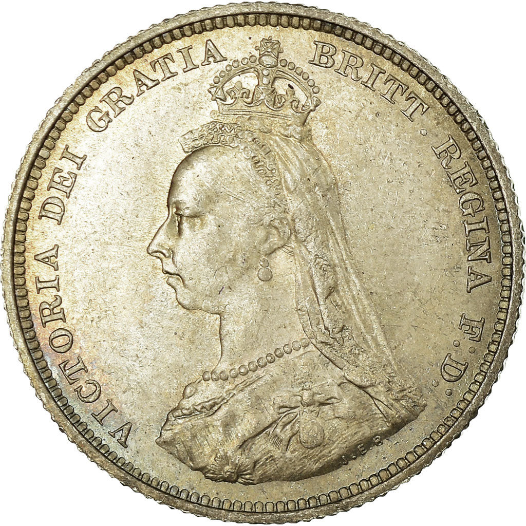 Moneta, Gran Bretagna, Victoria, Shilling, 1887, SPL, Argento, KM:761