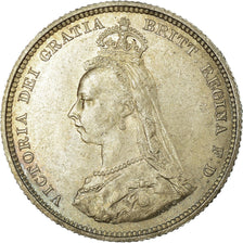 Moneta, Gran Bretagna, Victoria, Shilling, 1887, SPL, Argento, KM:761
