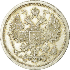 Munten, Rusland, Nicholas II, 15 Kopeks, 1887, Saint-Petersburg, PR+, Zilver
