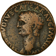 Coin, Claudius, As, 41-50, Rome, VF(30-35), Bronze, RIC:100