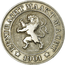 Coin, Belgium, Leopold II, 10 Centimes, 1901, Brussels, EF(40-45)