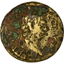 Moneta, Trajan, Quadrans, Roma, Gallic imitation, MB, Rame