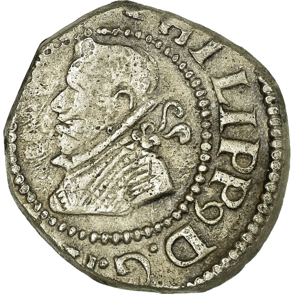 Moneta, Spagna, Philip IV, Real, 1651, BB, Argento