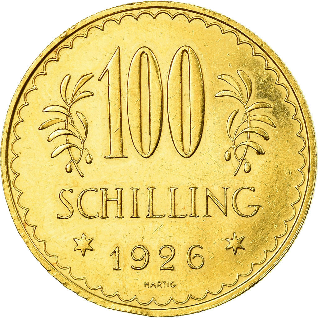 Coin, Austria, 100 Schilling, 1926, AU(55-58), Gold, KM:2842