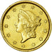 Coin, United States, Liberty Head Dollar, 1853, Philadelphia, AU(50-53), Gold
