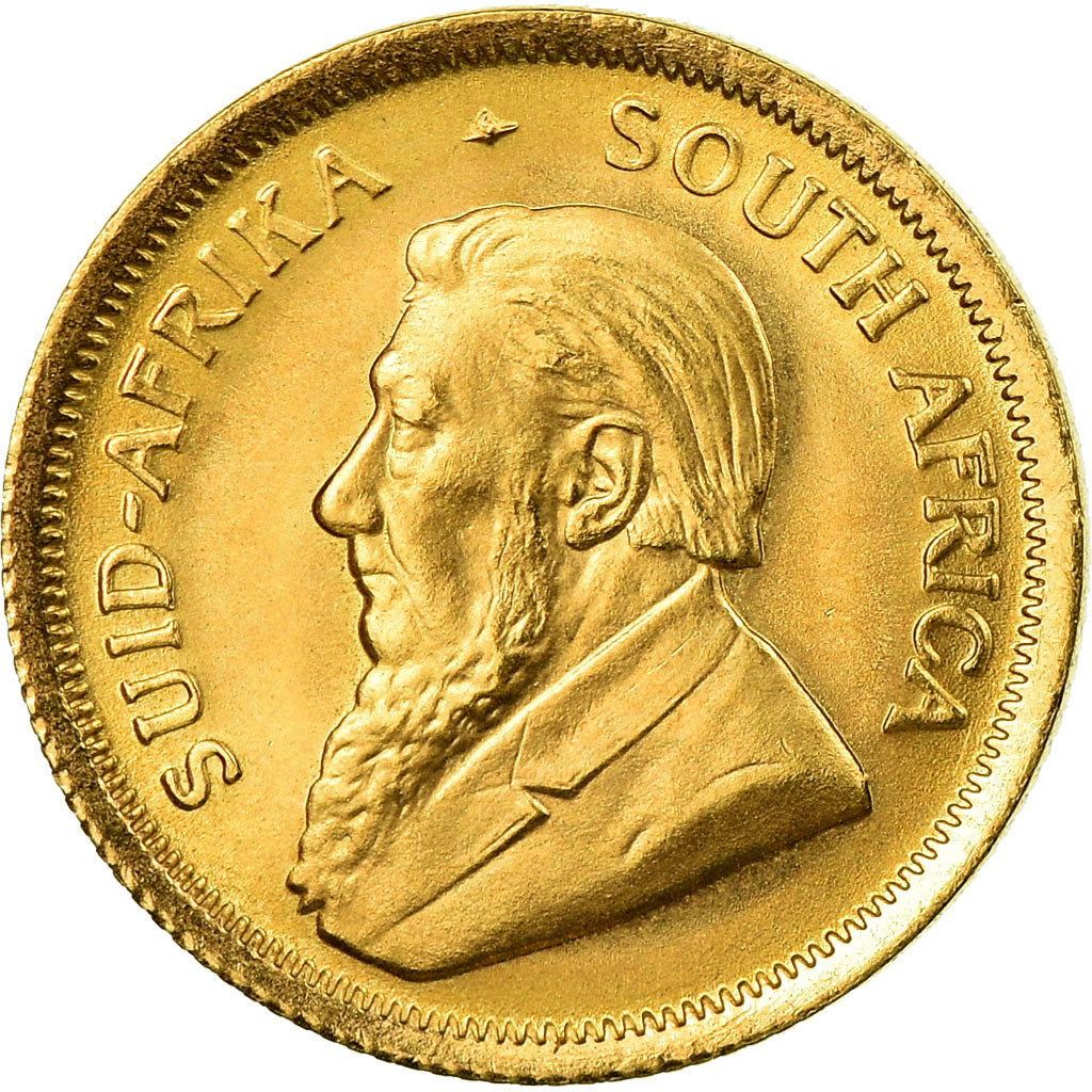 Moeda, África do Sul, 1/10 Krugerrand, 1983, MS(63), Dourado, KM:105