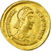 Coin, Honorius, Solidus, 395-402, Milan, AU(50-53), Gold, RIC:1206C