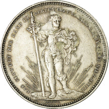 Münze, Schweiz, 5 Francs, 1879, Basel, S+, Silber, KM:S14