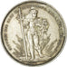 Münze, Schweiz, 5 Francs, 1879, Basel, S+, Silber, KM:S14
