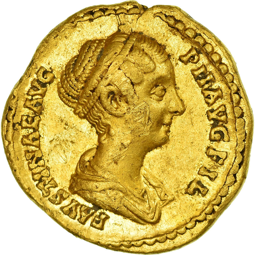 Coin, Faustina II, Aureus, 147-175, Roma, EF(40-45), Gold, RIC:517