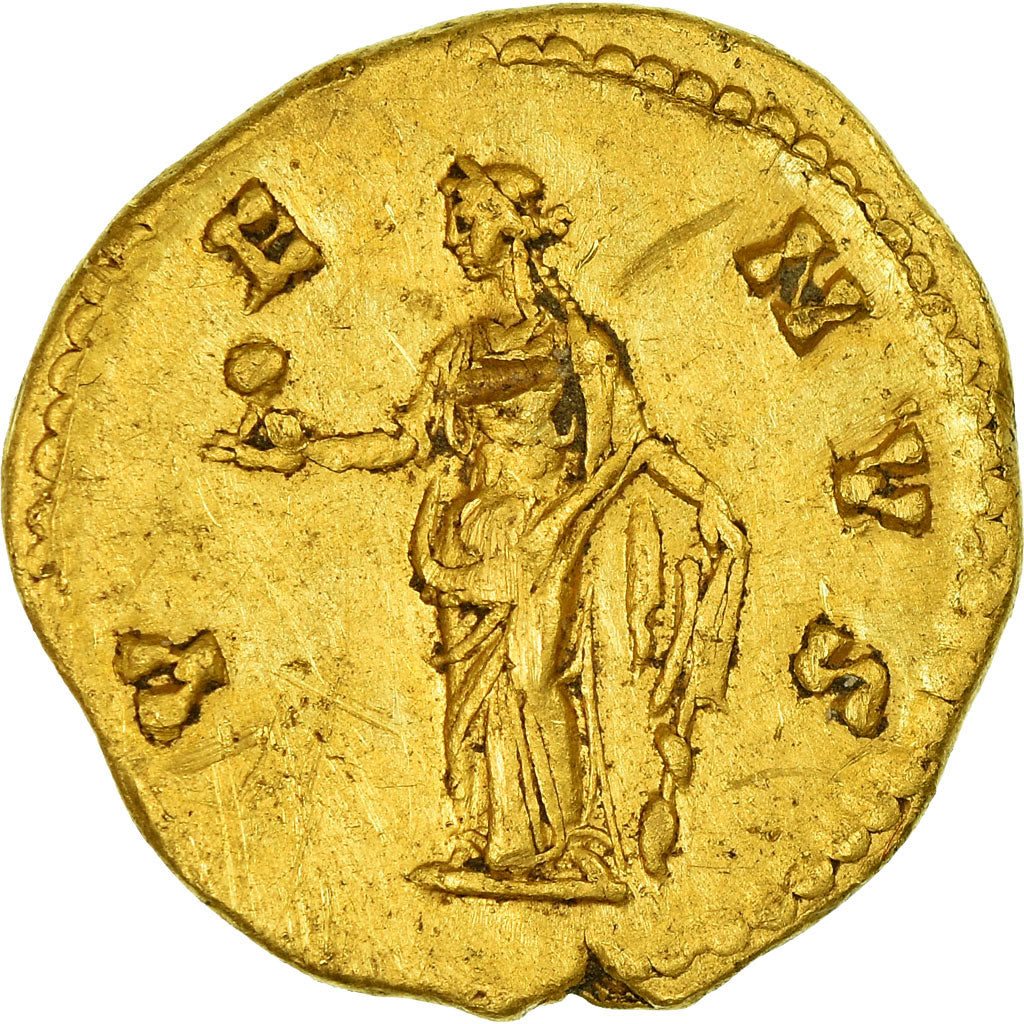 Coin, Faustina II, Aureus, 147-175, Roma, EF(40-45), Gold, RIC:517