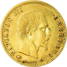 Moneda, Francia, Napoleon III, Napoléon III, 5 Francs, 1860, Paris, MBC, Oro