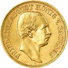 Coin, German States, SAXONY-ALBERTINE, Friedrich August III, 10 Mark, 1905