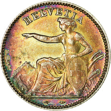 Coin, Switzerland, Franc, 1850, Paris, MS(60-62), Silver, KM:9
