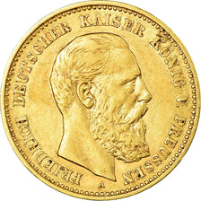 Monnaie, Etats allemands, PRUSSIA, Friedrich III, 10 Mark, 1888, Berlin, SUP