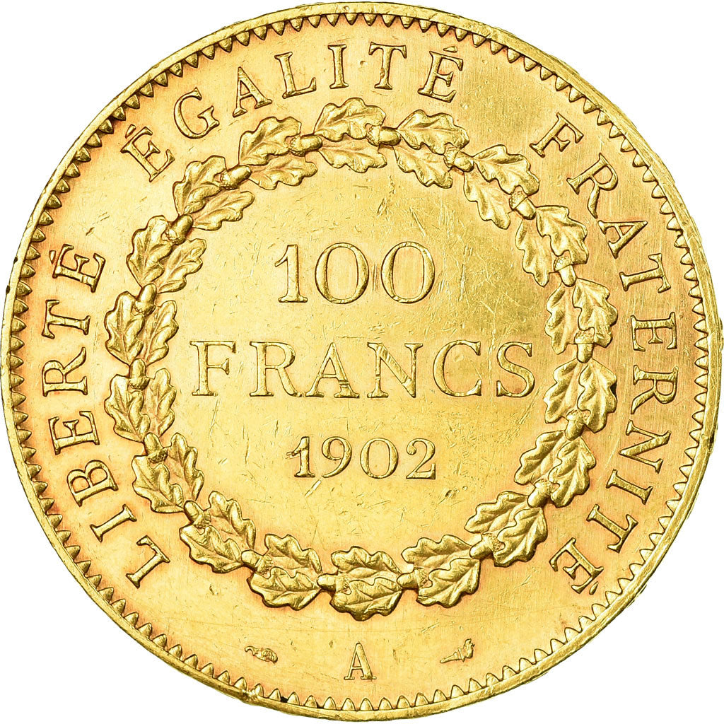 Monnaie, France, Génie, 100 Francs, 1902, Paris, TTB+, Or, Gadoury:1137, KM:832