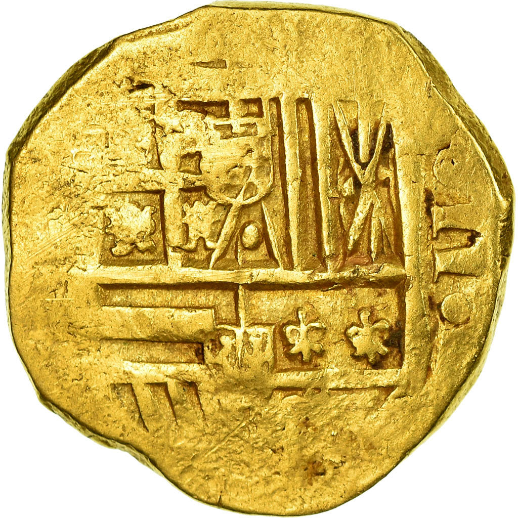 Coin, Spain, 2 Escudos, Seville, VF(30-35), Gold