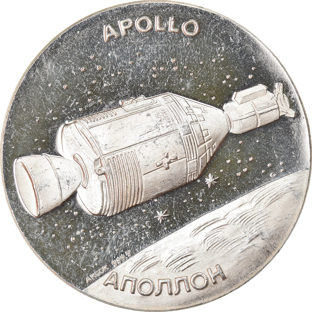 Switzerland, Medal, Apollo, Sciences & Technologies, 1975, MS(63), Silver