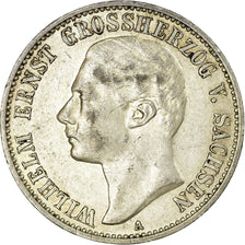 Monnaie, Etats allemands, SAXE-WEIMAR-EISENACH, Wilhelm Ernst, 2 Mark, 1901
