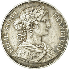 Coin, German States, FRANKFURT AM MAIN, Thaler, 1865, Frankfurt, AU(55-58)