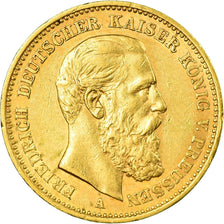 Moneda, Estados alemanes, PRUSSIA, Friedrich III, 20 Mark, 1888, Berlin, MBC+