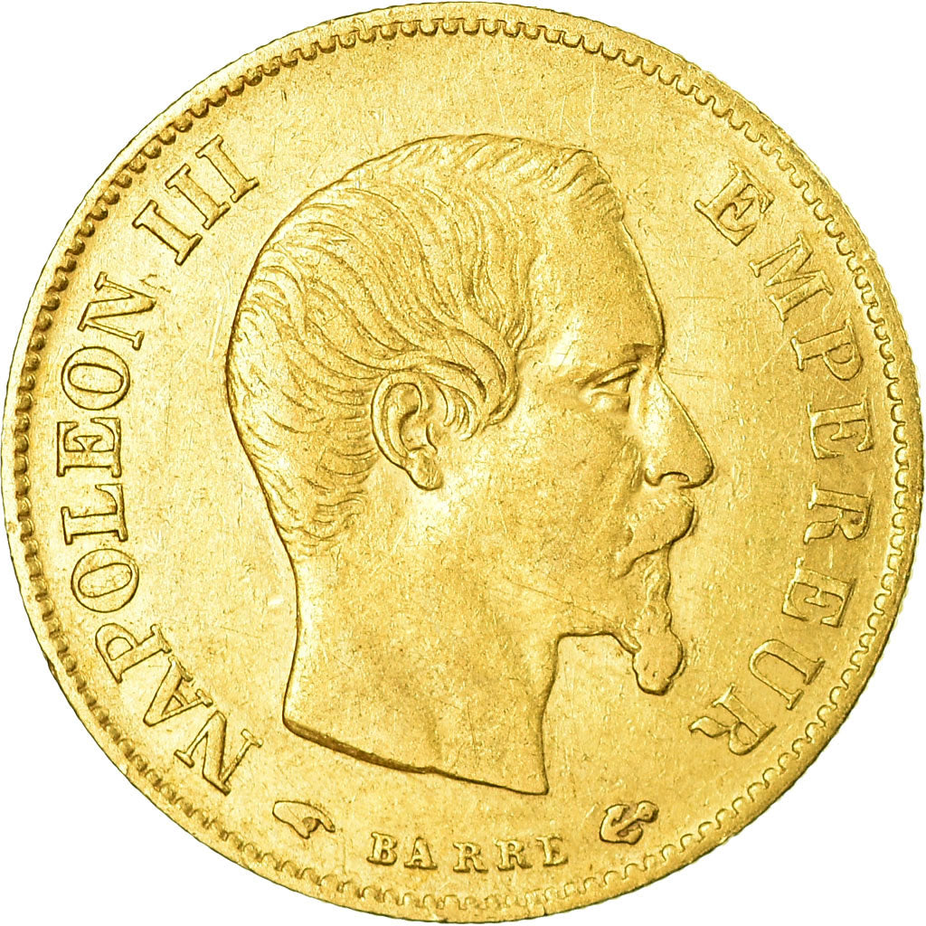 Coin, France, Napoleon III, Napoléon III, 10 Francs, 1858, Paris, EF(40-45)