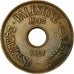 Coin, Palestine, 10 Mils, 1942, AU(50-53), Bronze, KM:4a
