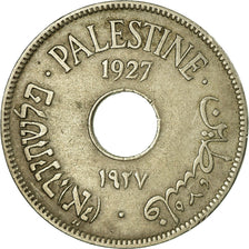 Coin, Palestine, 10 Mils, 1927, AU(55-58), Copper-nickel, KM:4