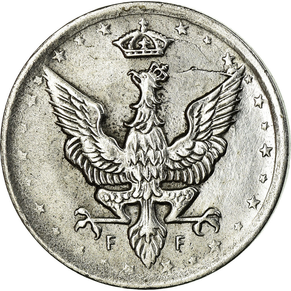 Coin, Poland, 10 Fenigow, 1917, Stuttgart, Germany, AU(50-53), Iron, KM:6