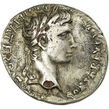 Coin, Augustus, Denarius, 2-1 BC, Rome, Fourrée, AU(55-58), Silver, RIC:207