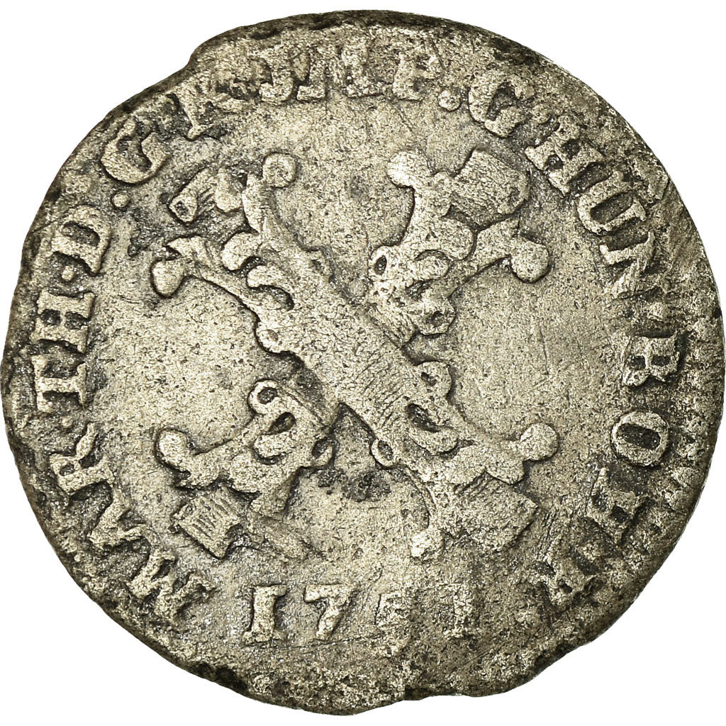 Monnaie, AUSTRIAN NETHERLANDS, Maria Theresa, 10 Liards, 10 Oorden, 1751