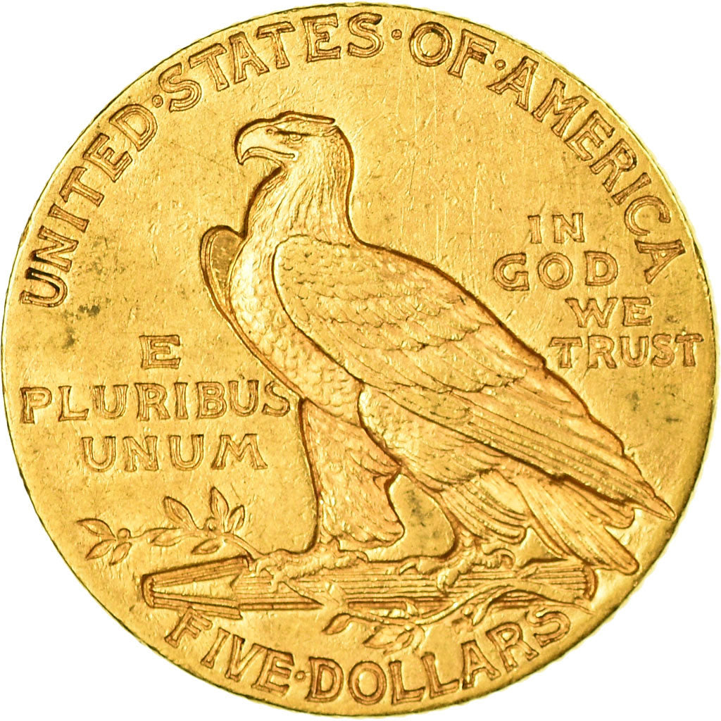 Moneda, Estados Unidos, Indian Head, $5, Half Eagle, 1911, U.S. Mint