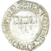 Monnaie, France, Charles VI, Blanc, Angers, TB+, Billon, Duplessy:377A
