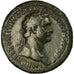 Moneta, Domitian, Sesterzio, Roma, Rare, MB+, Bronzo, RIC:462