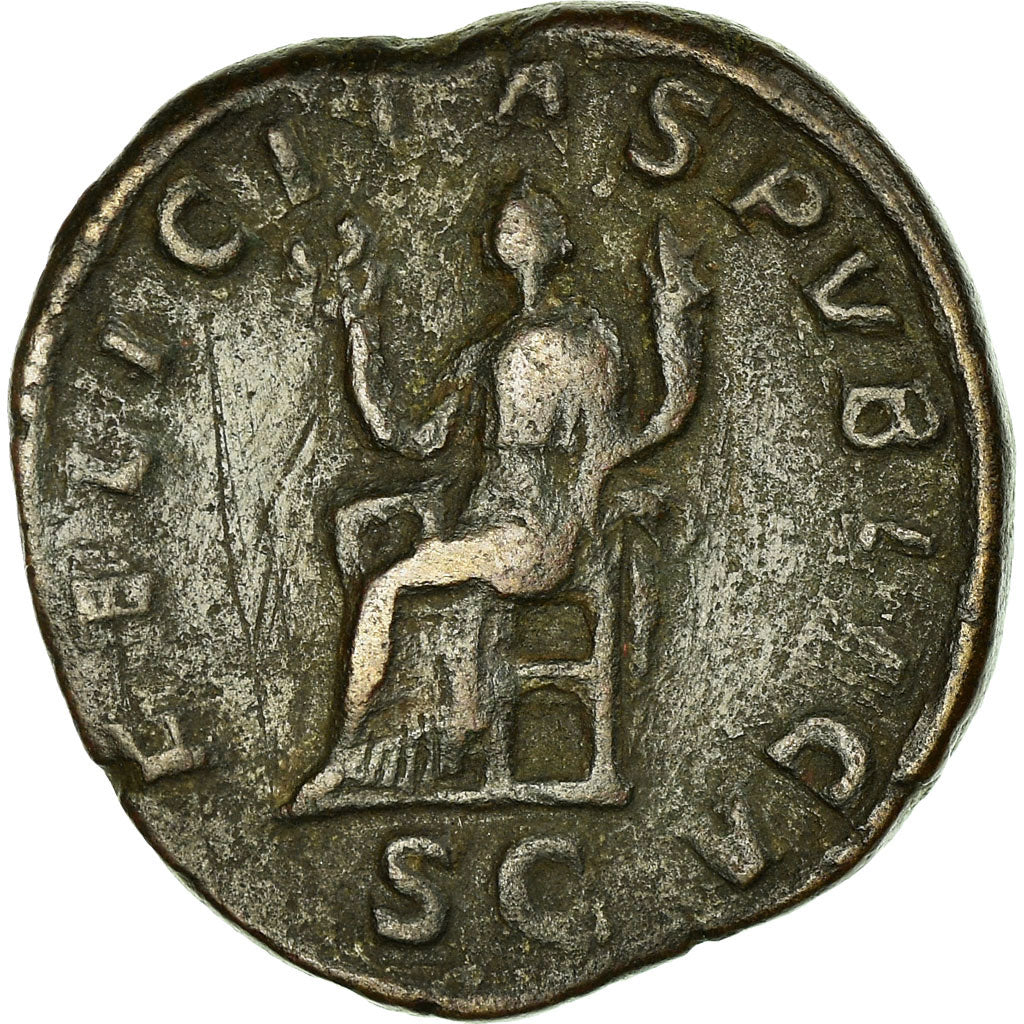 Moneta, Julia Mamaea, Sesterzio, Roma, MB+, Rame, RIC:679