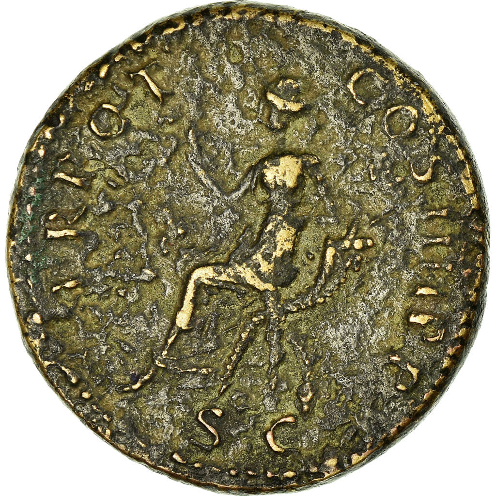 Coin, Trajan, Dupondius, 101, Rome, VF(20-25), Copper, RIC:428