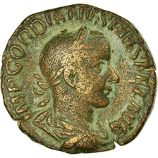 Coin, Gordian III, Sestertius, Rome, VF(20-25), Bronze, RIC:303a